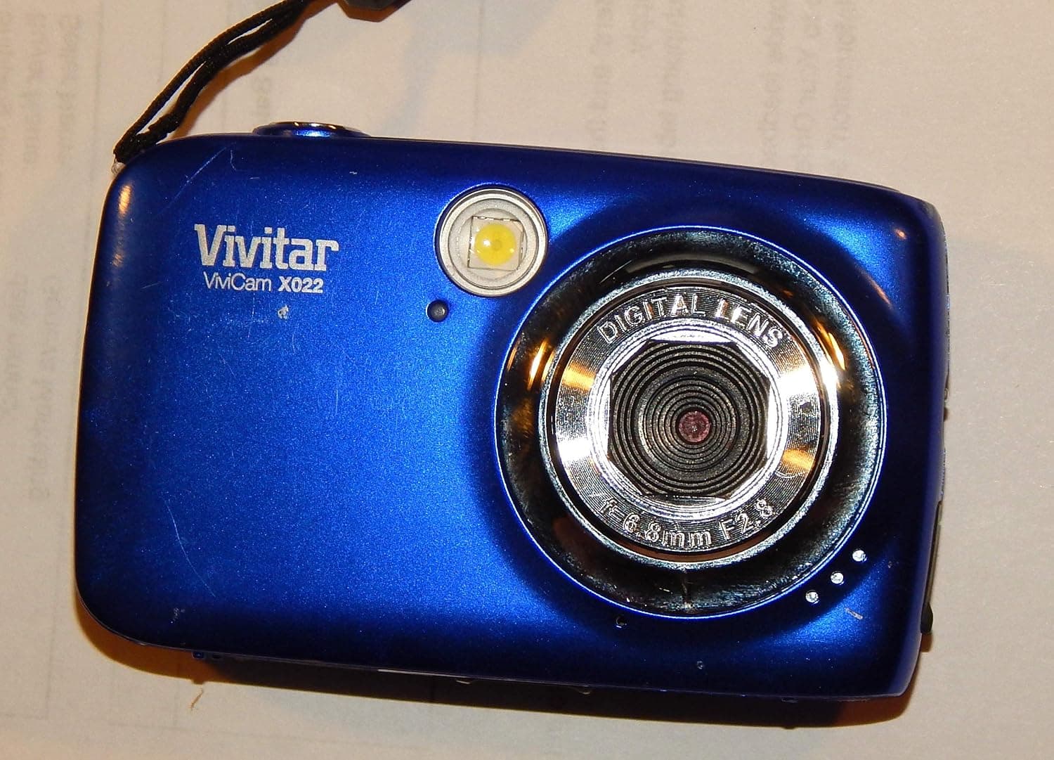 Vivitar X022 10.1MP Digital Camera 4x Zoom - Royal Red - New - Retail Packaging