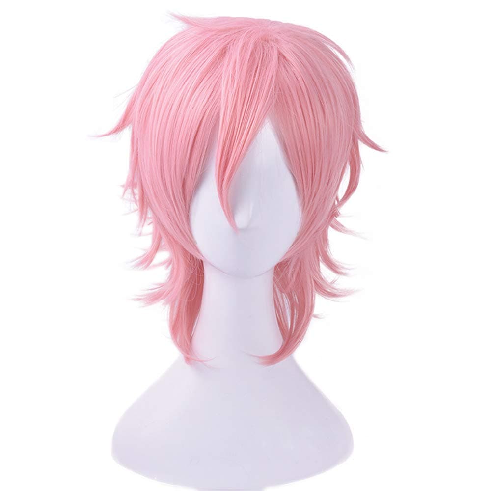 magic acgn Game Hair Short Anime Cosplay  pink fashionHalloween Wig