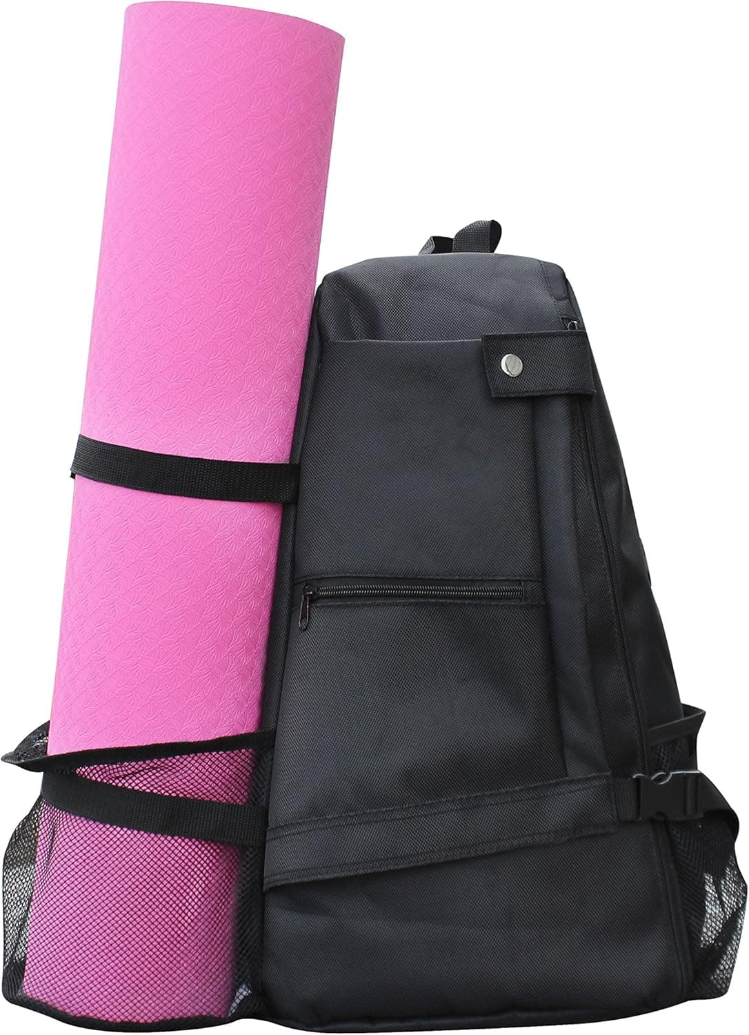 Shaddock Fishing Yoga Backpack Sports Gym Backpack Multi Purpose Yoga Mat Bag Cross-body Sling Style for Gym, Beach, Travel & Hiking - Women, Men (Yoga mat is not included)