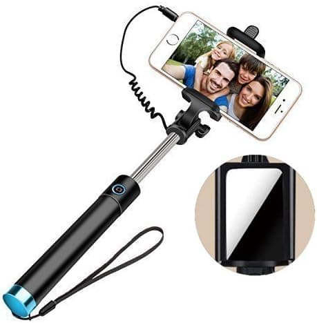 Selfie Stick,Self-portrait Monopod Wired Selfie Stick for iPhone 6S/6S Plus/6/6 Plus/5S/ GalaxyS7/ Galaxy S7 Edge/ Nexus 6p & More ¡­