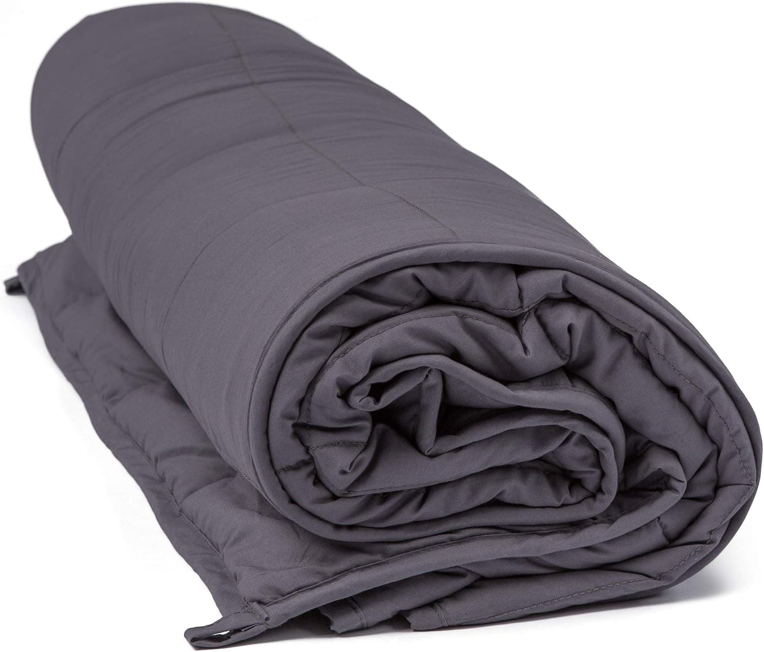 Luxton Home Calming Weighted Blanket for Women, Men and Children Cotton(48X72-20lbs-Dark Grey)