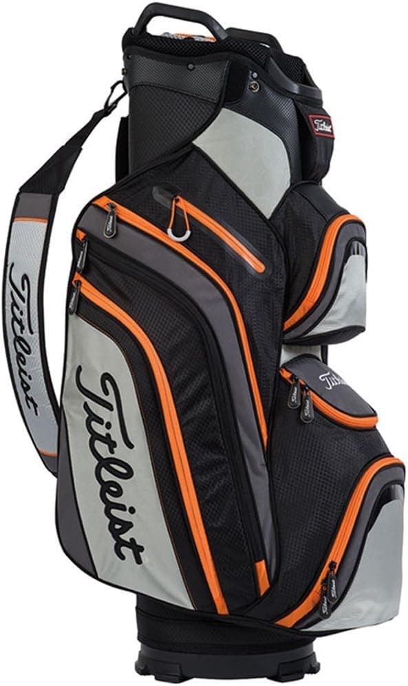 Titleist Deluxe Cart Bag 2016 Black/Grey/Orange