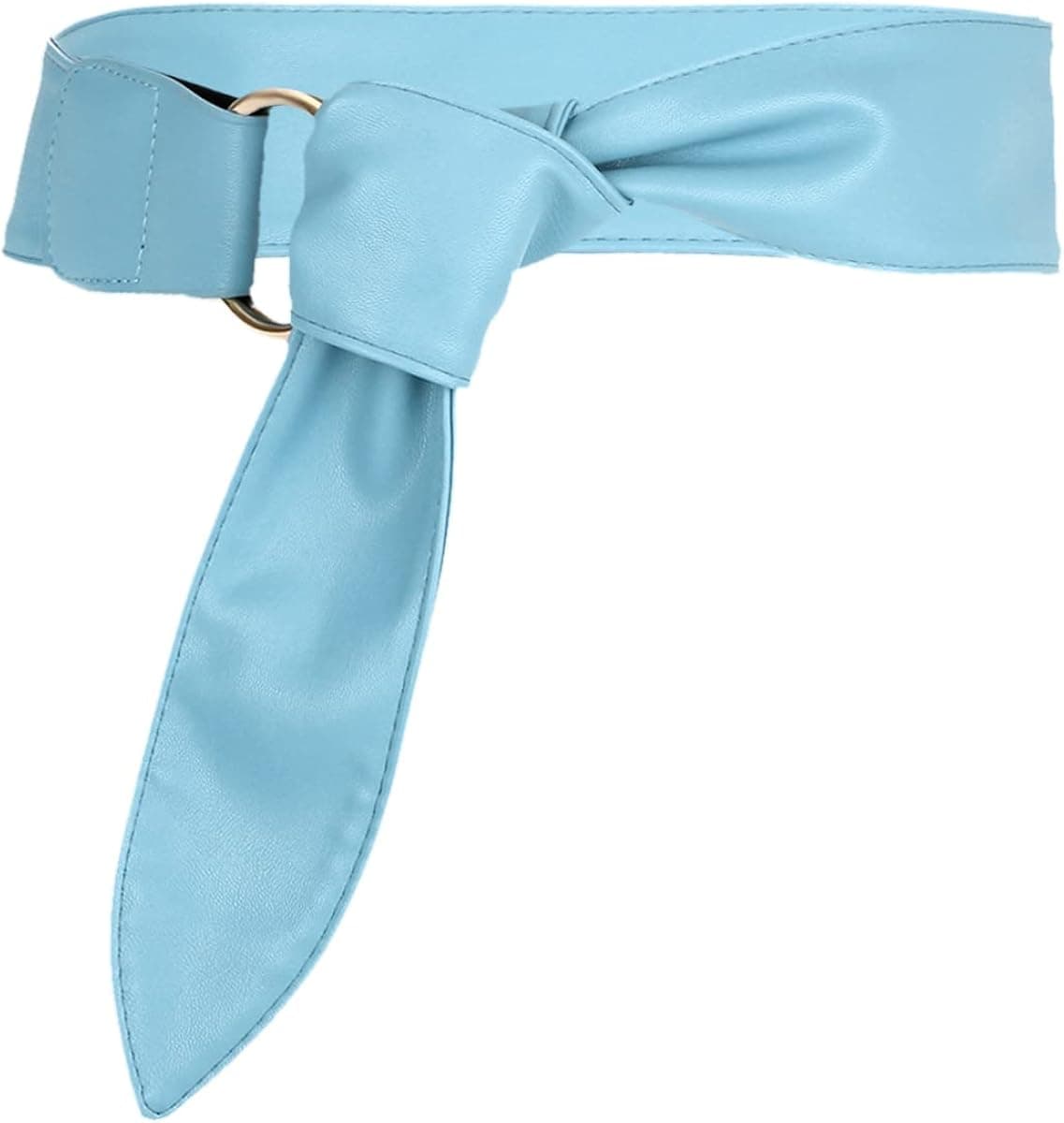Samtree Dress Belt for Women，Solid Color Double D Ring Cinch Waistband