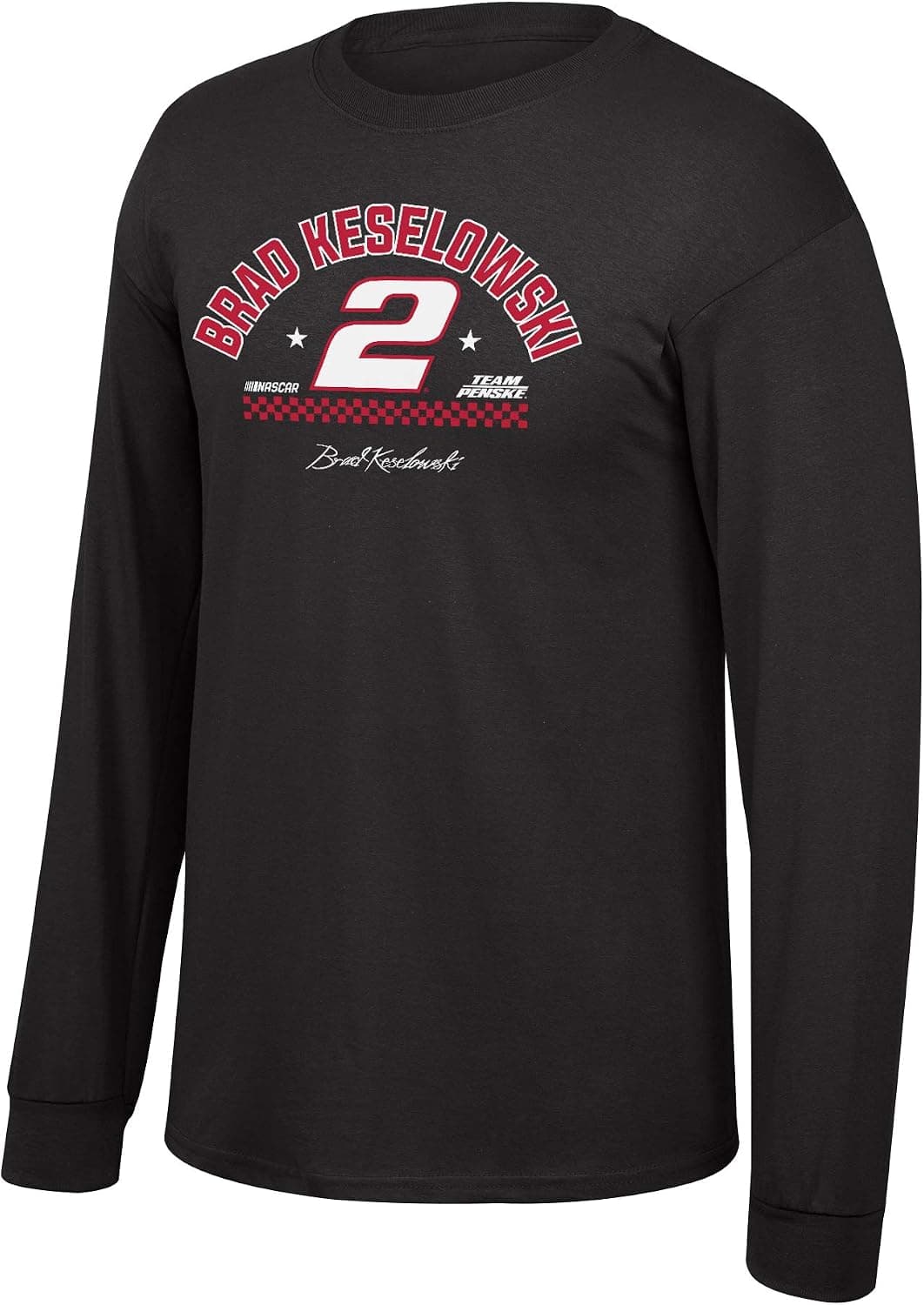 NASCAR Men's Fan Favorite Arched Name Cotton Long Sleeve Tee