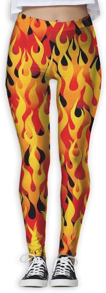 Flames Flame Women's Tights Active Yoga Running Pants Workout Leggings