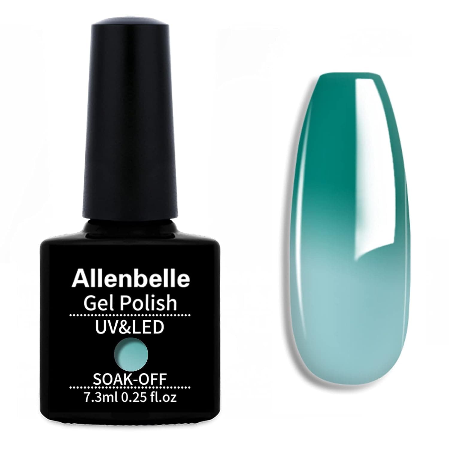 Allenbelle Color Changing Nail Polish Set Color Changing Gel Polish Set Mood Soak Off Uv Led Color Changing Gel Nail Polish