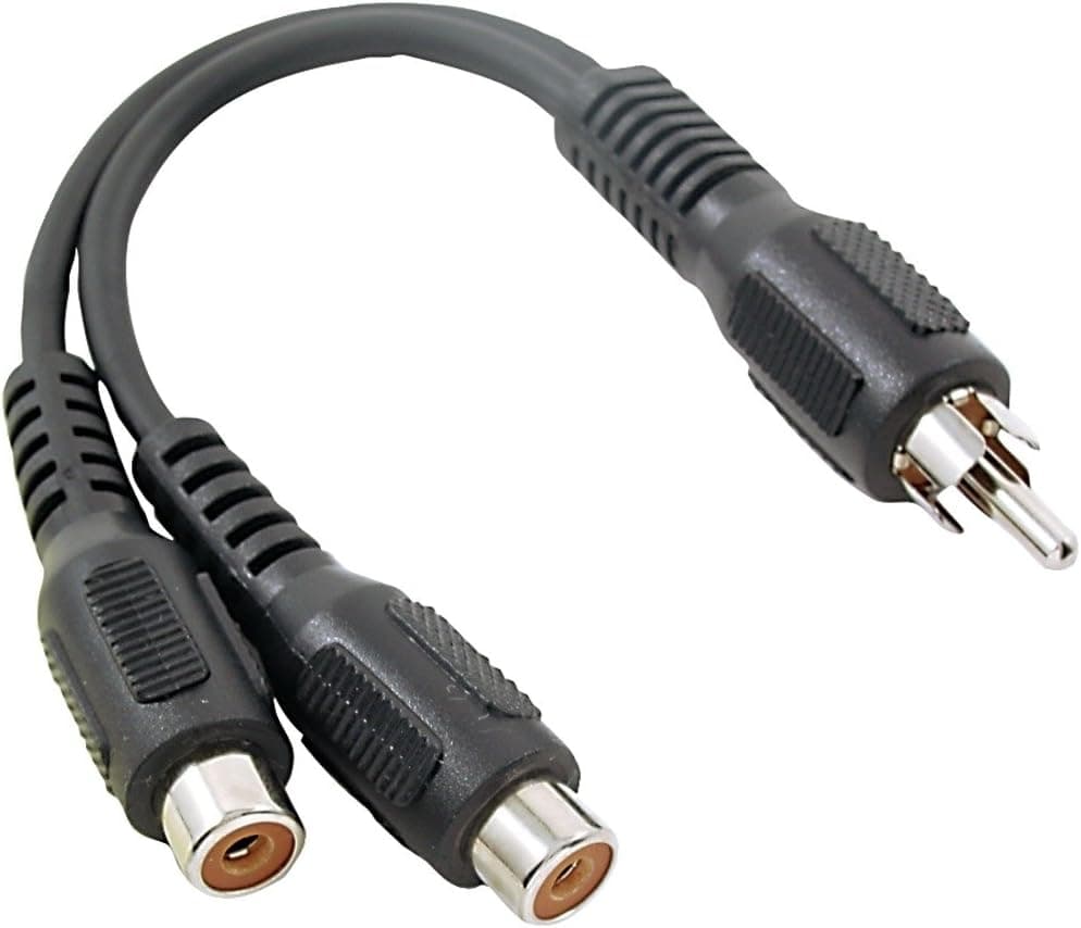 3-Inch RCA -InchY-Inch Audio Adapter/Splitter