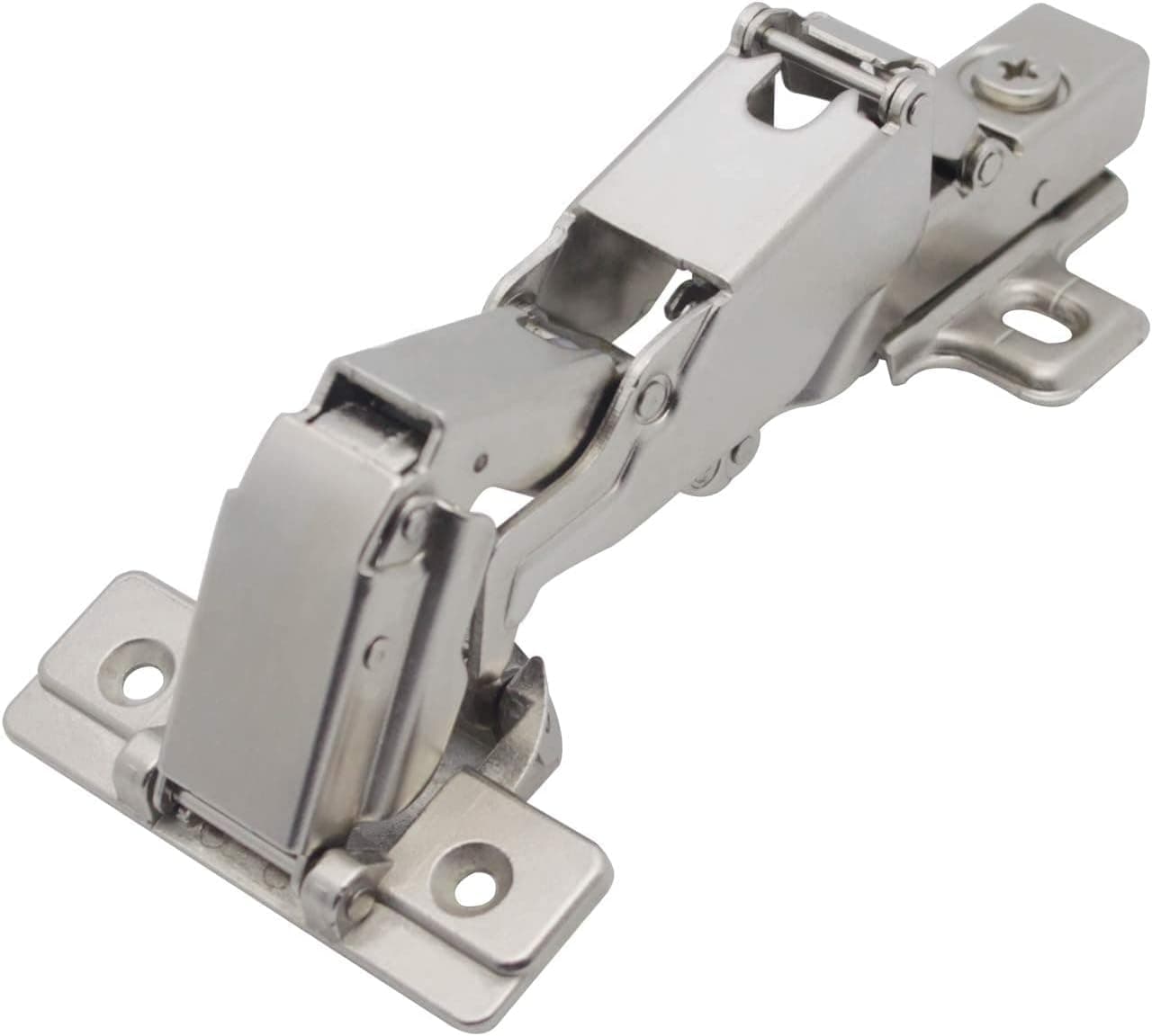 2 Pairs European Style Hidden Concealed 165 Degree Corner Kitchen Cabinet Door Hinges Full Overlay Soft Closing