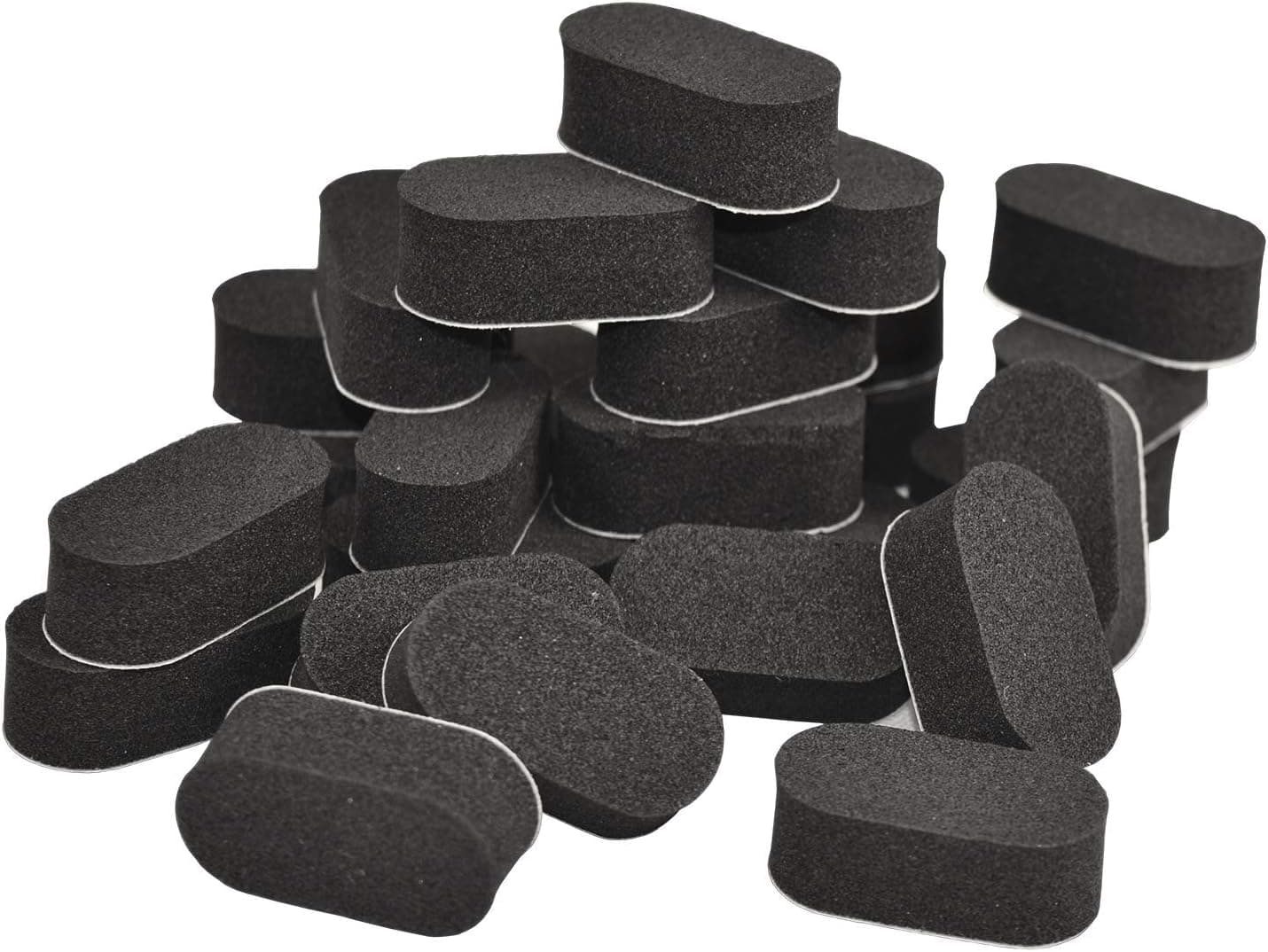 70 Pack Anti Skid Pad and Bump for Drones, Robots Vacuum Cleaners, RC Toys, Shock Absorbing, Weather and Water Resistant Rubber, NOT EVA Foam,Made in USA (Black)