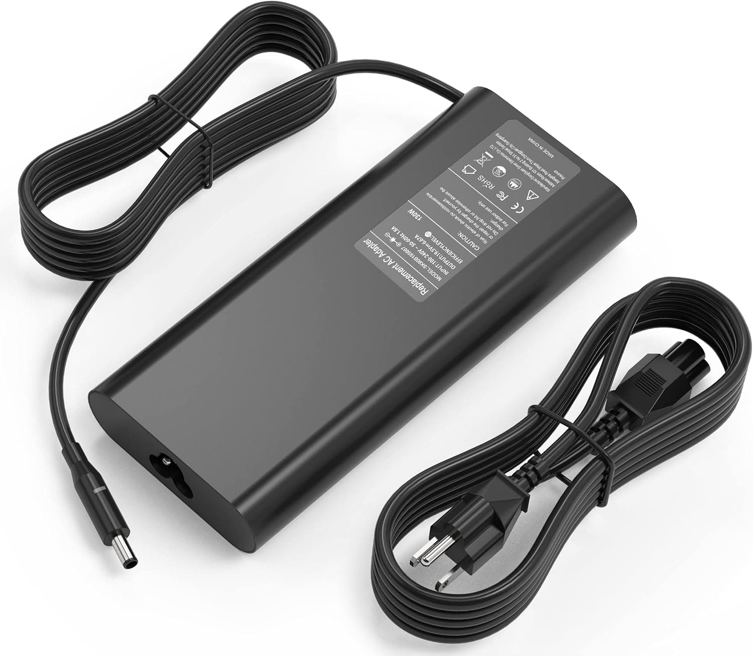 New Dell 130W AC Adapter Laptop Charger Replacement for Dell XPS 15 7590 9530 9550 9560 9570 Precision 5510 5520 5530 5540 M3800 M2800 P/N 0V363H HA130PM130 DA130PM130 06TTY6 0RN7NW Power Supply Cord