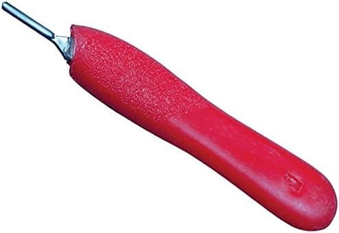 Scalpel Knife Handle #3 Stainless Steel Hobby Utility Knives Plastic Ergonomic Design