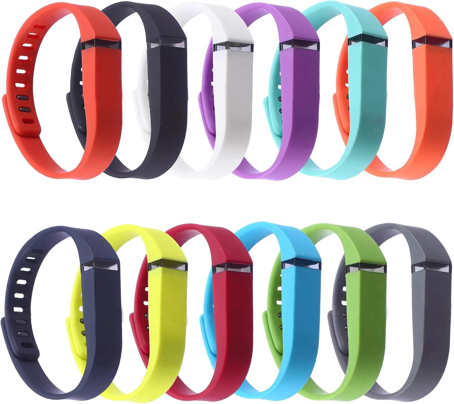 RIYUEMING Fitbit Flex Wristband,Replacement Accessory with Metal Clasp for Fitbit Flex Bracelet Sport Arm Band No Tracker