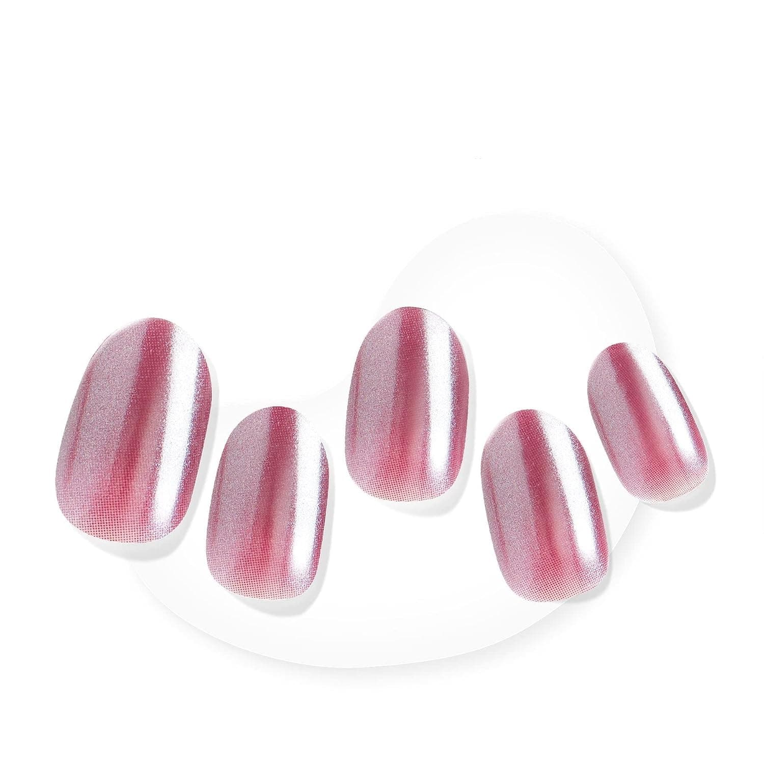 Dashing Diva Glaze Nail Strips - Sangria Glaze | Works with Any LED Nail Lamp | Long Lasting, Chip Resistant, Semicured Gel Nail Strips | Contains 34 Salon Quality Black Nail Wraps, 1 Prep Pad, 1 Nail File