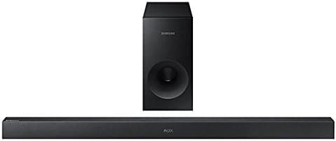 Samsung HW-K360/ZA Soundbar w/Wireless Subwoofer w/Samsung Wireless Rear Speaker Kit, Black