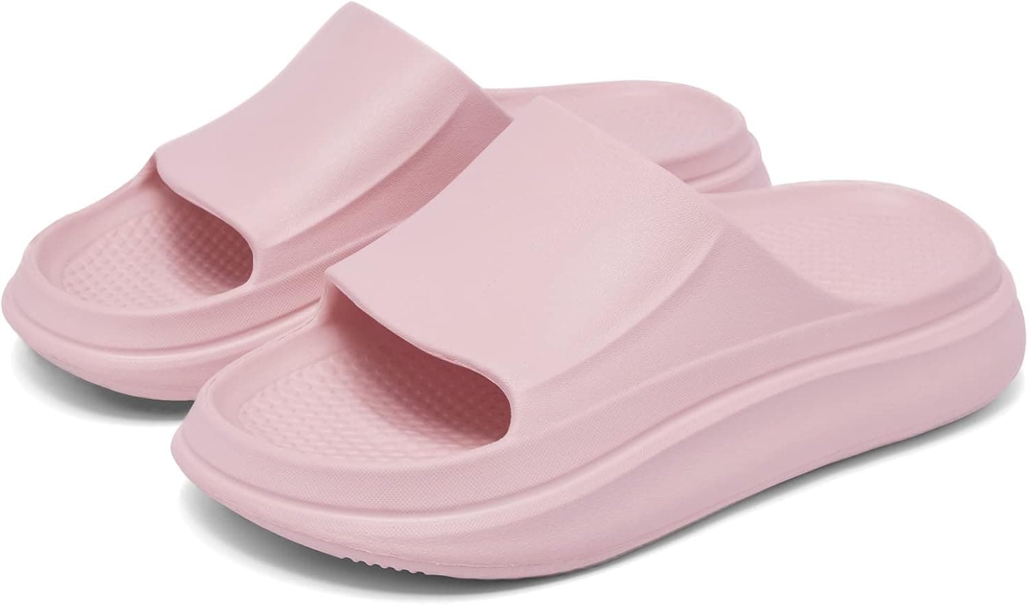 Racqua Women Cloud Slippers Pillow Slides Comfy Thick Sole