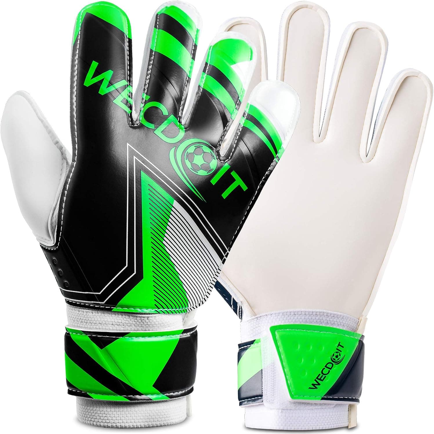 Soccer Goalie Gloves,Strong Grip Shockproof Non-Slip Goalkeeper Gloves, Youth,Adult & Kids, Kids Soccer Gloves