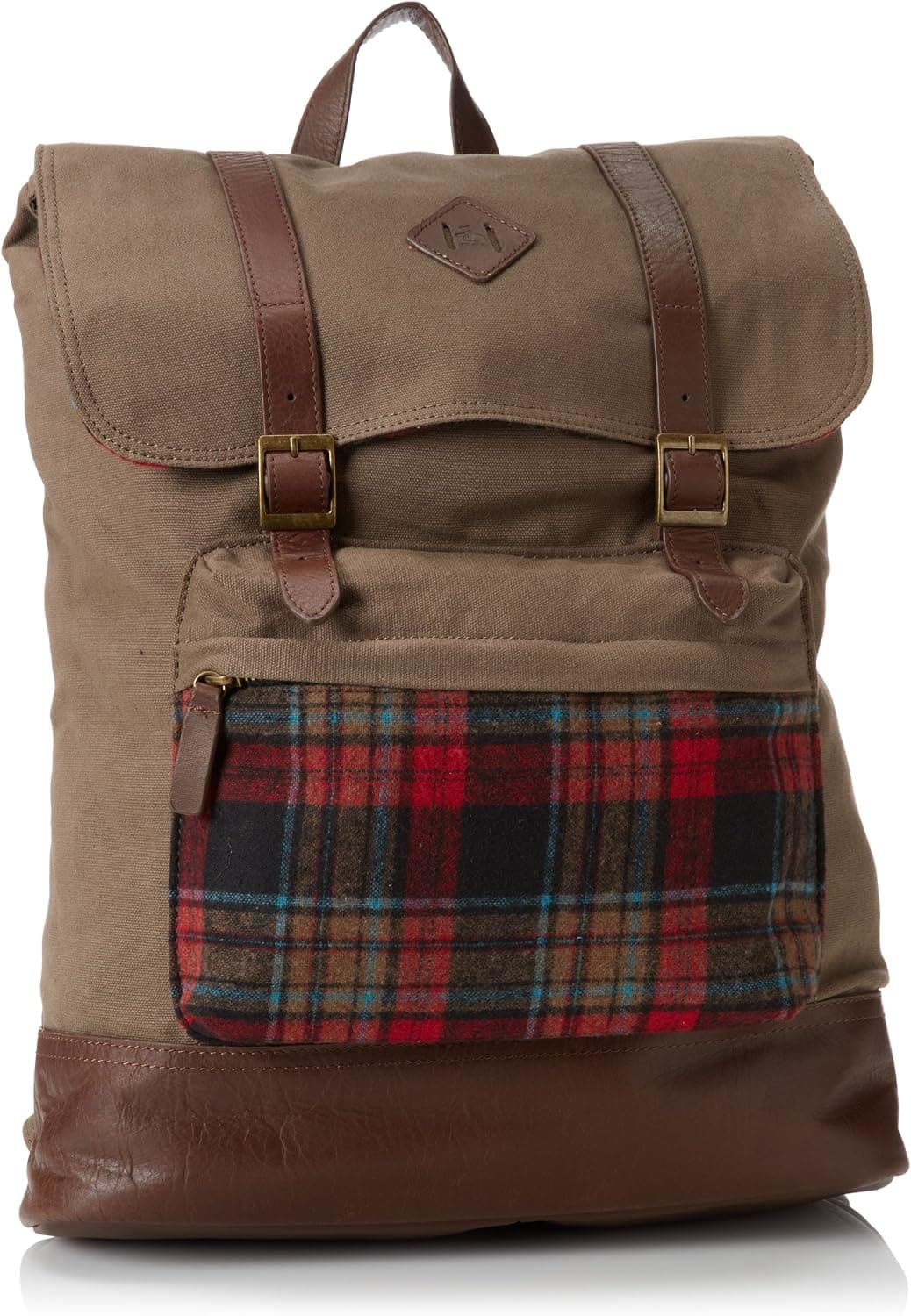 Original Penguin Men's Canvas Rucksack, Red, One Size