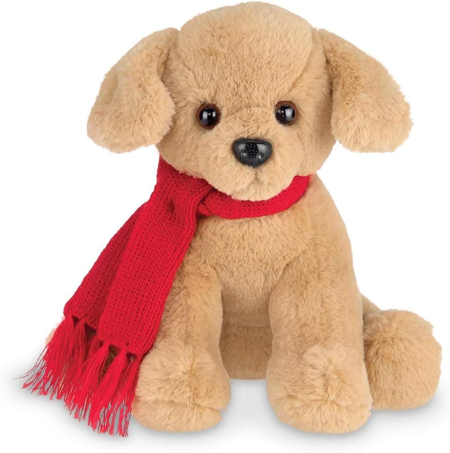 Bearington Mr. Grizwald Plush Golden Retriever Stuffed Animal Puppy Dog, 11 Inches
