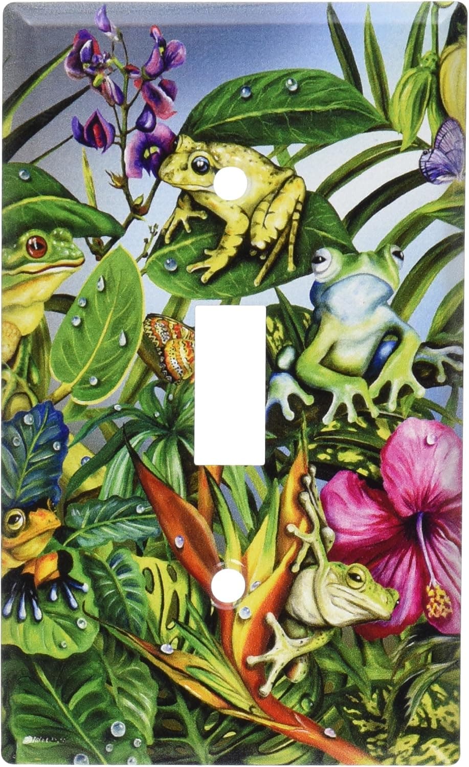 Art Plates - Frog Party Switch Plate - Single Toggle