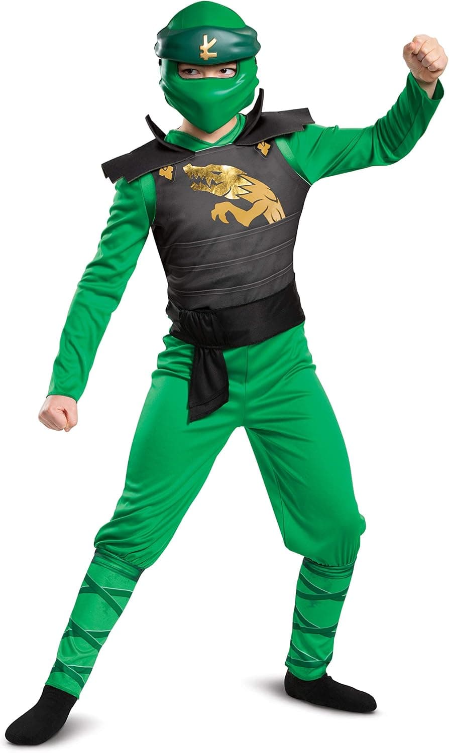 Lloyd Costume for Kids, Classic Lego Ninjago Legacy Themed Children's Charcter Jumpsuit
