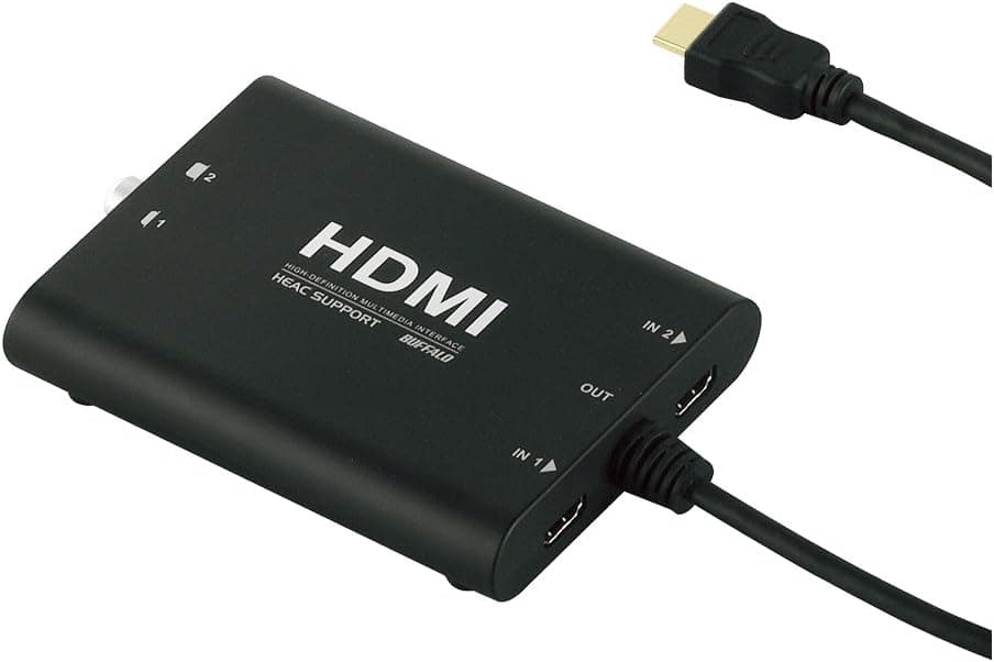Ibuffalo 2 Port Hdmi Switch Heac Support by Buffalo