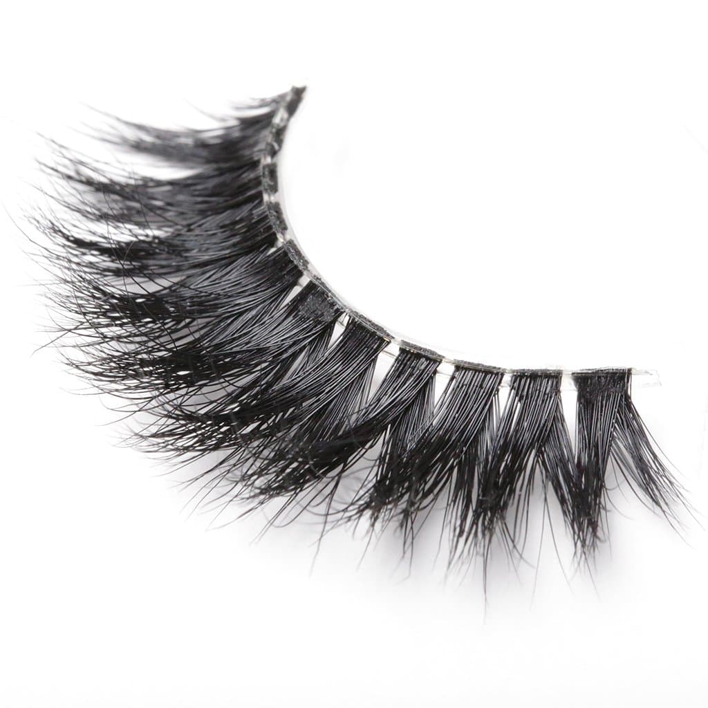 Arimika 3D Mink Eyelashes -Clear Invisible Flexible Band,Reusable with Proper Care