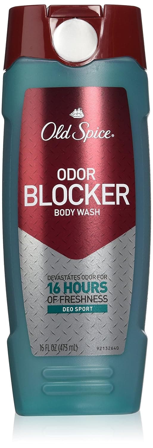 Old Spice Body Wash Odor Blocker Deo Sport Scent, 16-Ounce (Pack of 2)