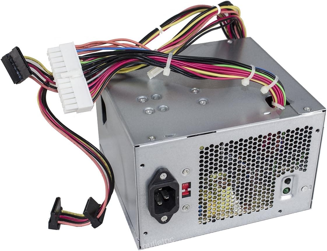 Genuine Dell 255W Power Supply For Dell Optiplex 360, 380, 580, 760, 780, 960. P/N: N805F PW115 FR607. Part Numbers: L255EM-01, F255E-00, H255PD-00