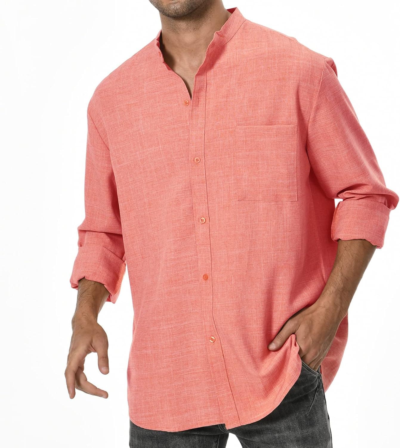BOOMCOOL Mens Shirts Long Sleeve Shirts for Men Button Down Long Sleeve Shirts