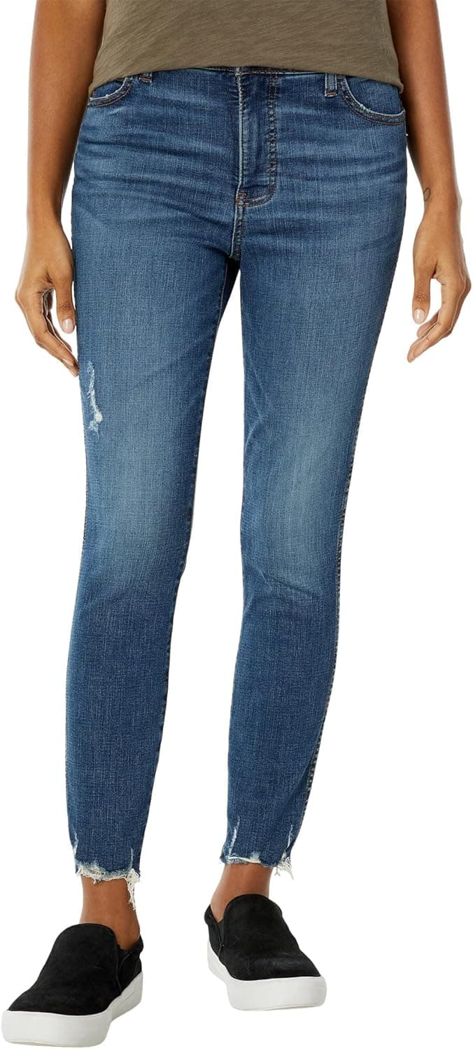 KUT from the Kloth Women's Connie High-Rise-Fab Ankle Skinny Jeans with Raw Hem
