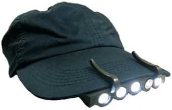 Flashing Panda 5 LED Baseball Cap/Hat Clip-on Flashlight, White light