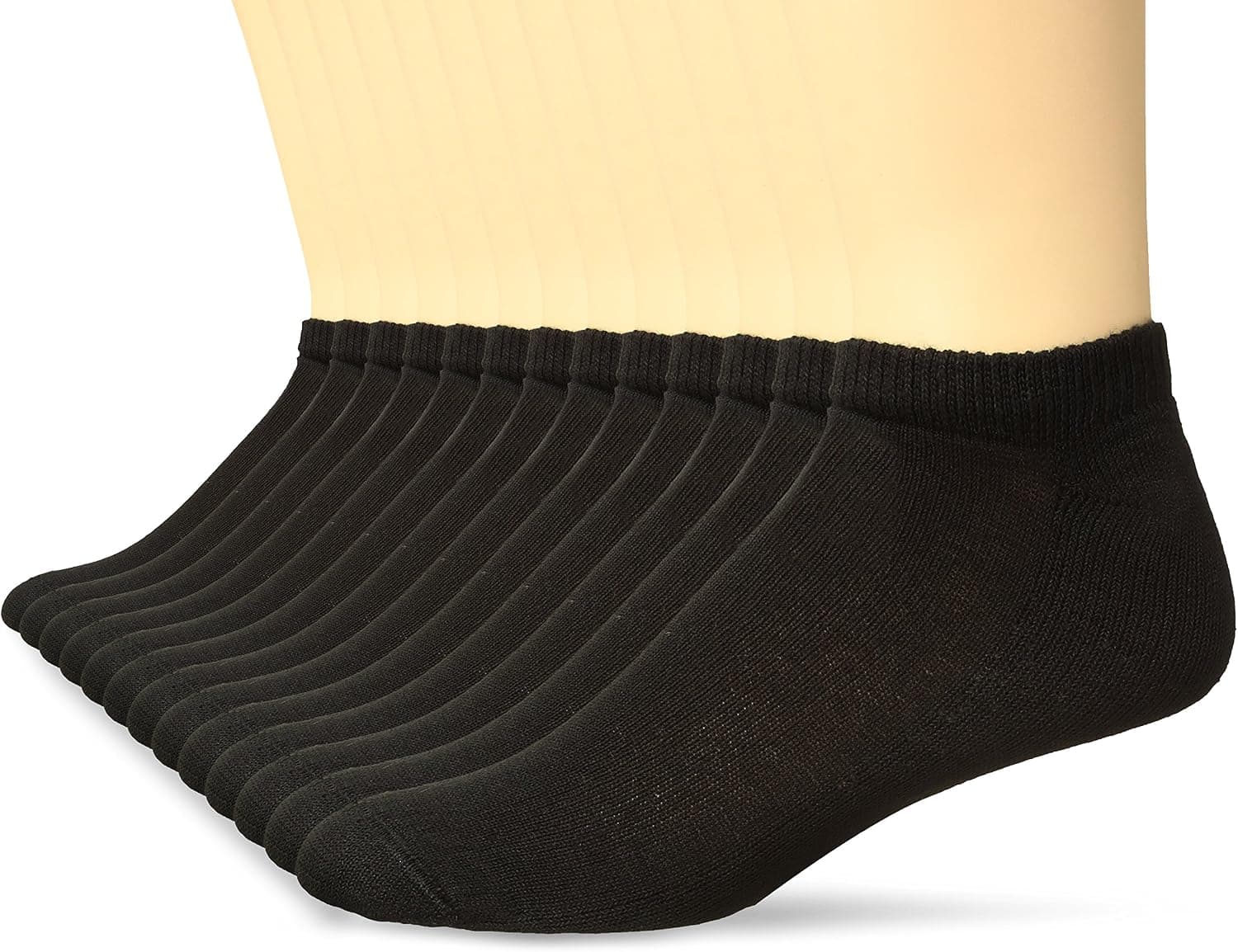 Hanes Men's Freshiq No Show Socks 13-Pack (Includes 1 Free Bonus Pair)
