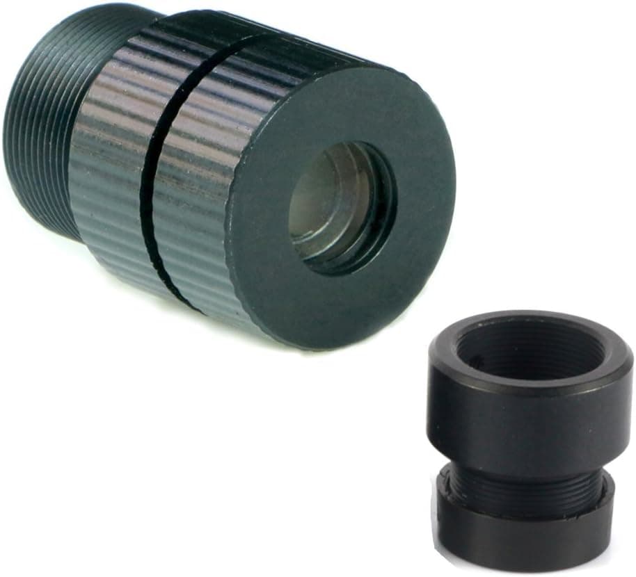 25mm CCTV IR Block Lens F1.2 for Mobius/RunCam / Foxeer/Scopecam Airsoft AimCam Replacement Lens Black 25mm Focal Length