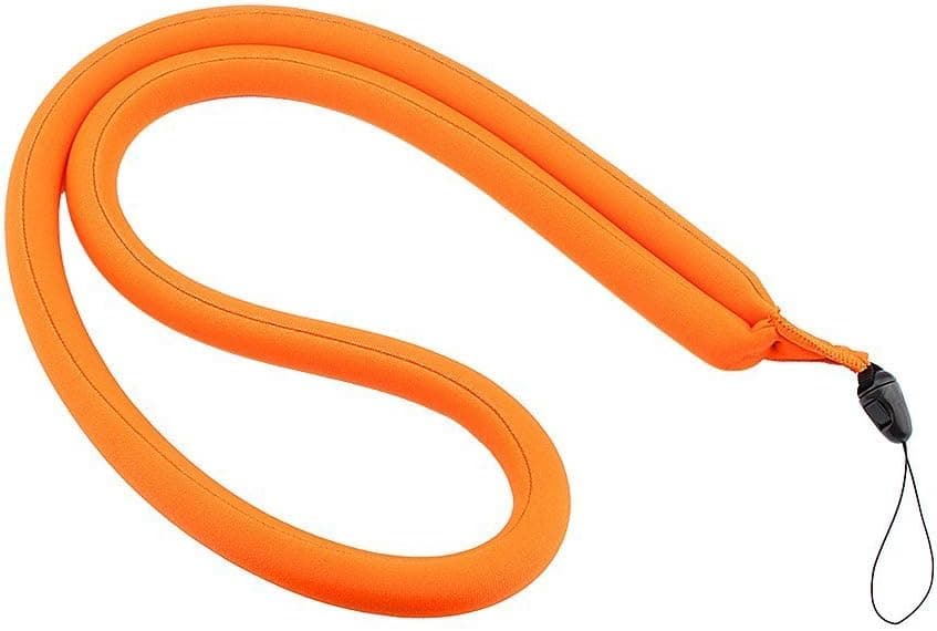 ZJchao Floating Strap for Waterproof Cameras, Perfect for Swimming, Diving, Sea Fishing or Other Water Sports (1 Orange Messenger Strap)