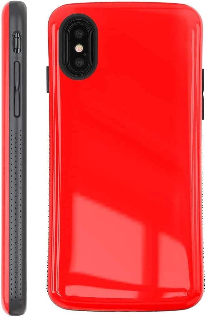 Nicexx Compatible for iPhone X | iPhone Xs [Shockproof Protective Phone Case Cover] [Military Grade 15ft. Drop Tested Cases and Support Wireless Charging] - Red