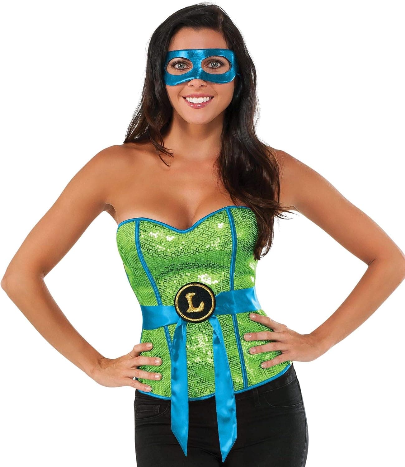 Rubie's Costume Co Women's Teenage Mutant Ninja Turtles Leonardo Corset