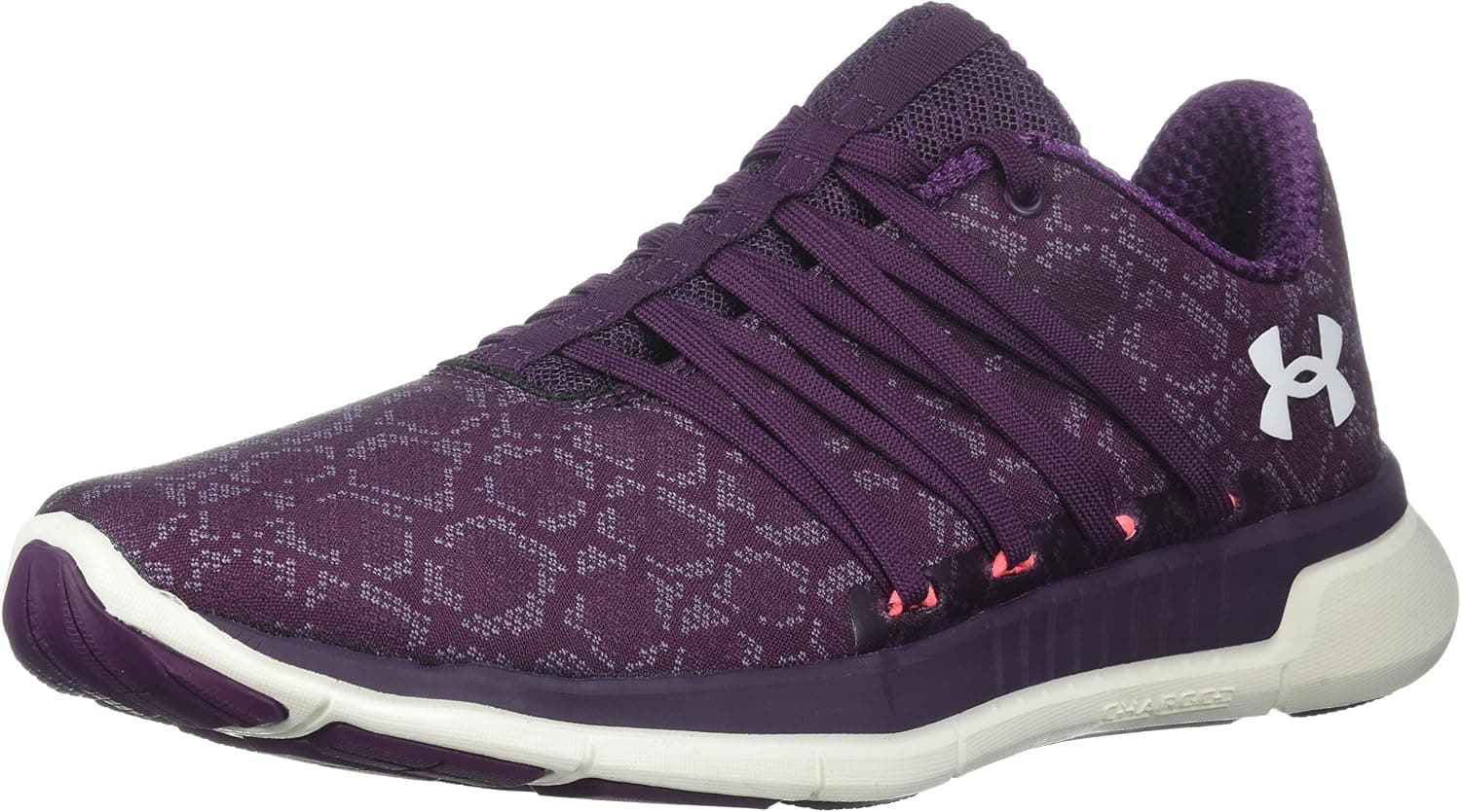 Under Armour Women's Charged Transit Running Shoe, Merlot (501)/Ivory, 7