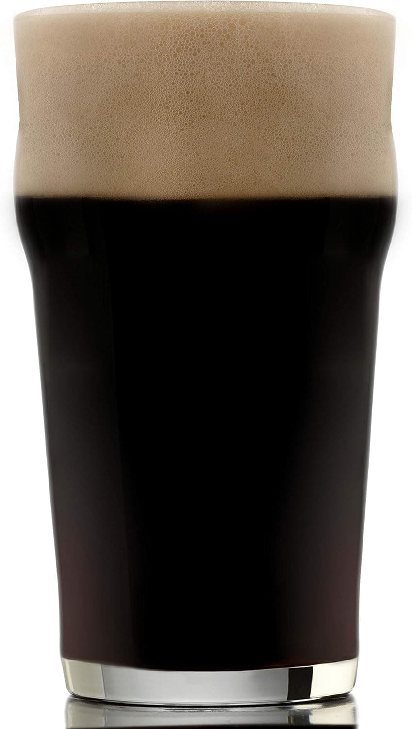 Libbey Craft Brews Stout Beer Glasses, 20-ounce, Set of 4
