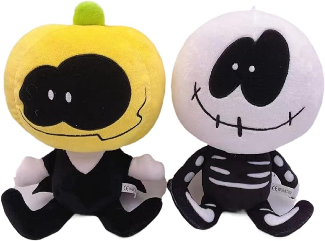 novroper Spooky Slid and Pump Plushies Boyfriend Girlfriend Soft Stuffed Dolls for Home Decoration Birthday Gift