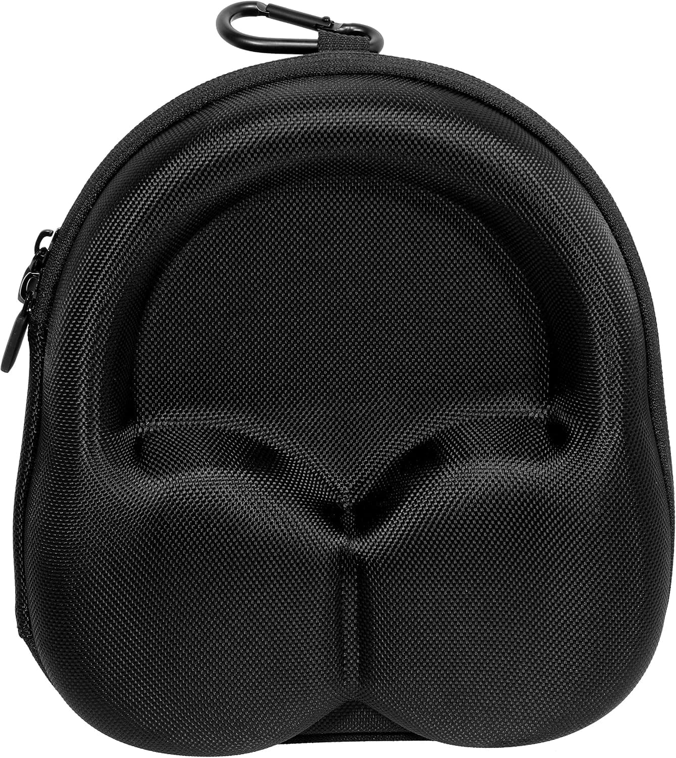 Alltravel Headphone Case Compatible with Bose QC35, QC25, QC15, QC3, QC2, Sony MDRXB950, MDRXB650, MDRaccessories, Elastic Secure Strap, Matte Black Surface with Plush Lining