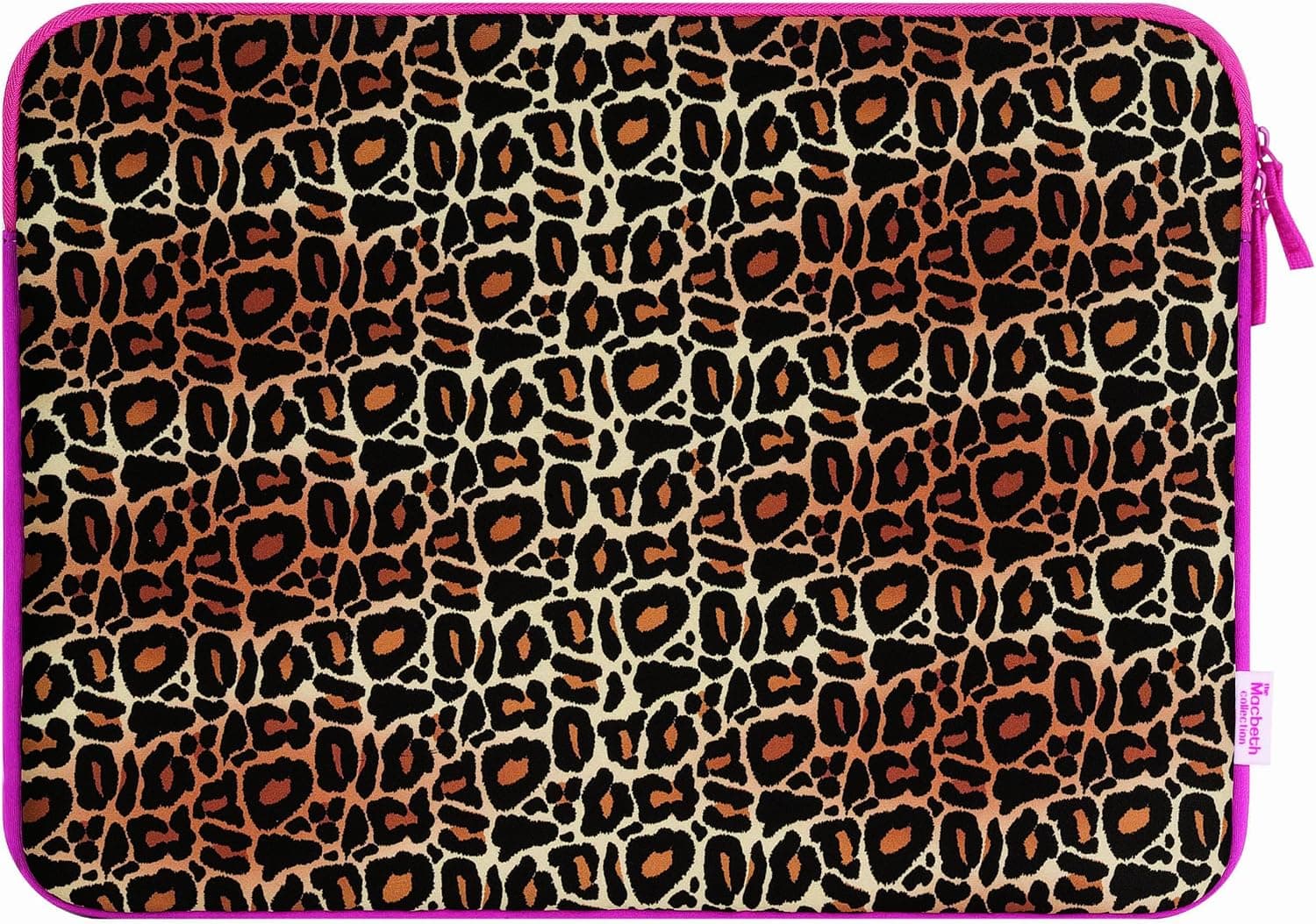 Merkury Innovations MB-XL3PL 15.6" Zipper Sleeve - Leopard and Hot Pink