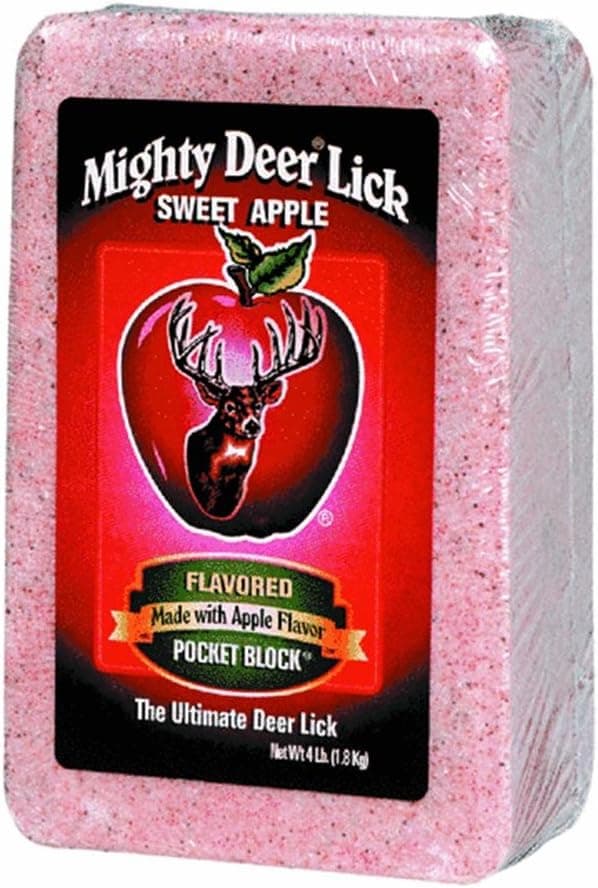 Mighty Deer Lick 4 lb. Sweet Apple Block