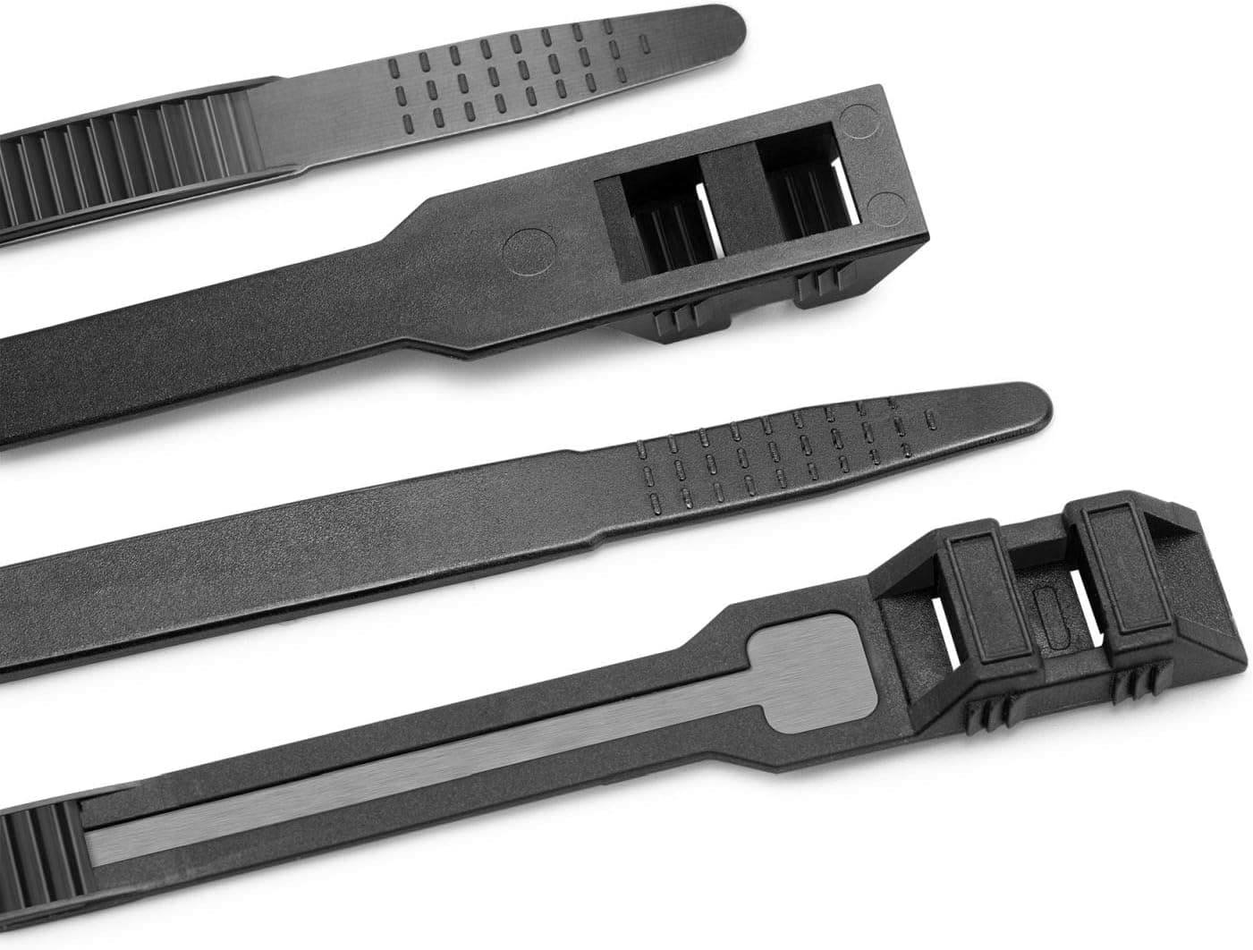 Cable Zip Ties Heavy Duty - 100 Pieces UV Resistant in Direct Sunlight Application, Nylon Tie Wraps with 0.35 Inch Wide,10 Inch Long Double Locking, Sufficiently Strong for Fence, Outdoor