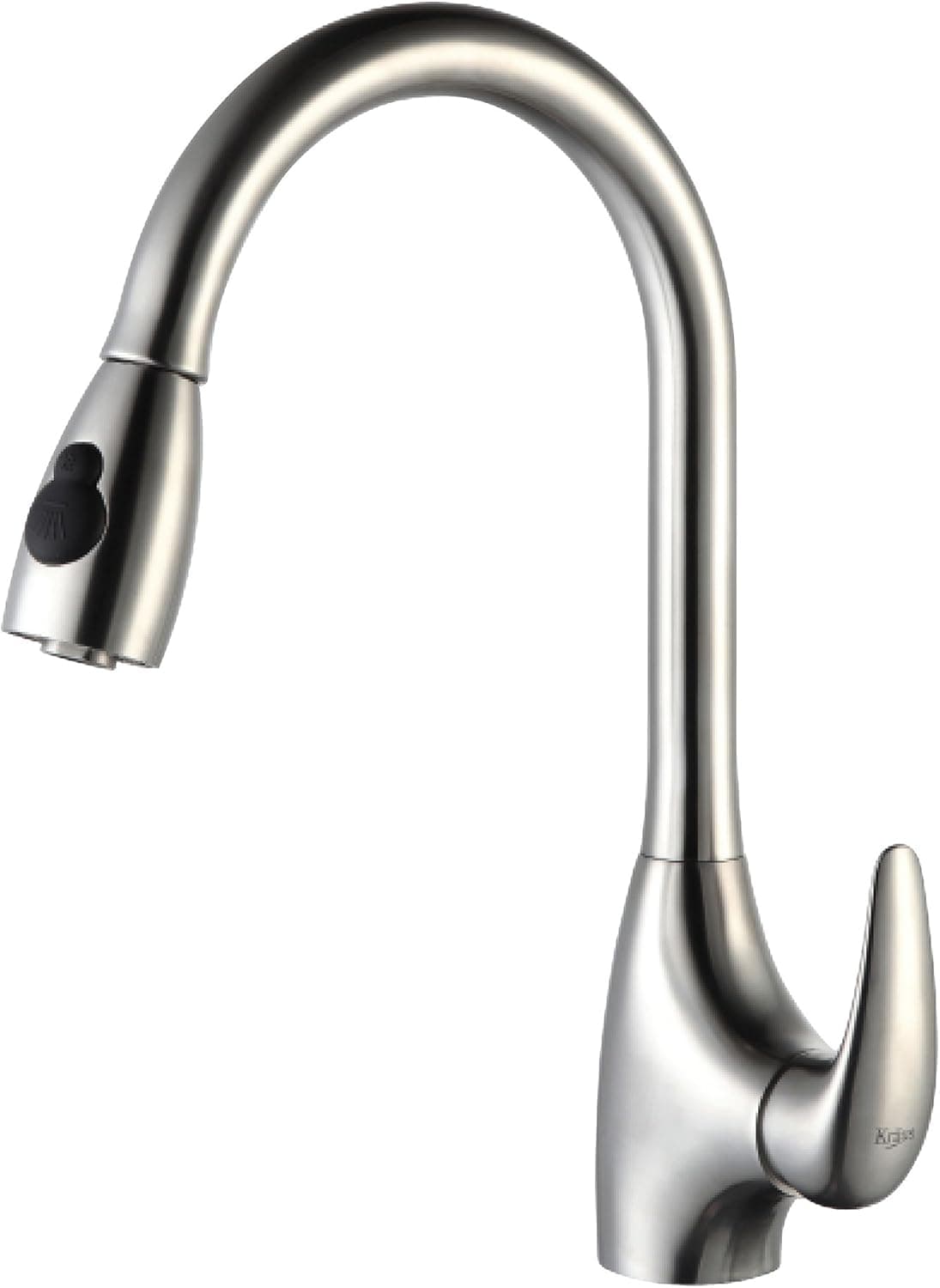 Kraus KPF-2170 Single Lever Stainless Steel Pull Out Kitchen Faucet