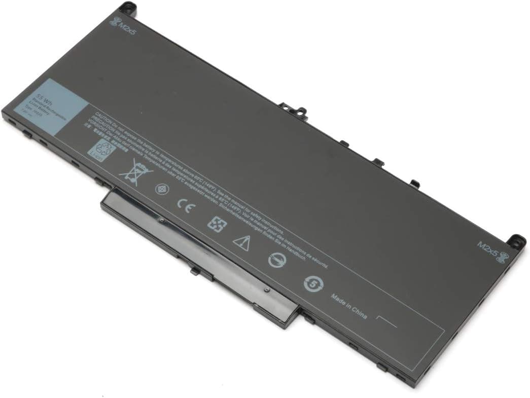 J60J5 Laptop Battery for Dell Latitude E7270 E7470 Series 451-BBSY 451-BBSX 451-BBSU ; P/N：WYWJ2 MC34Y 0MC34Y 1W2Y2 242WD Notebook 7.6V 55WH