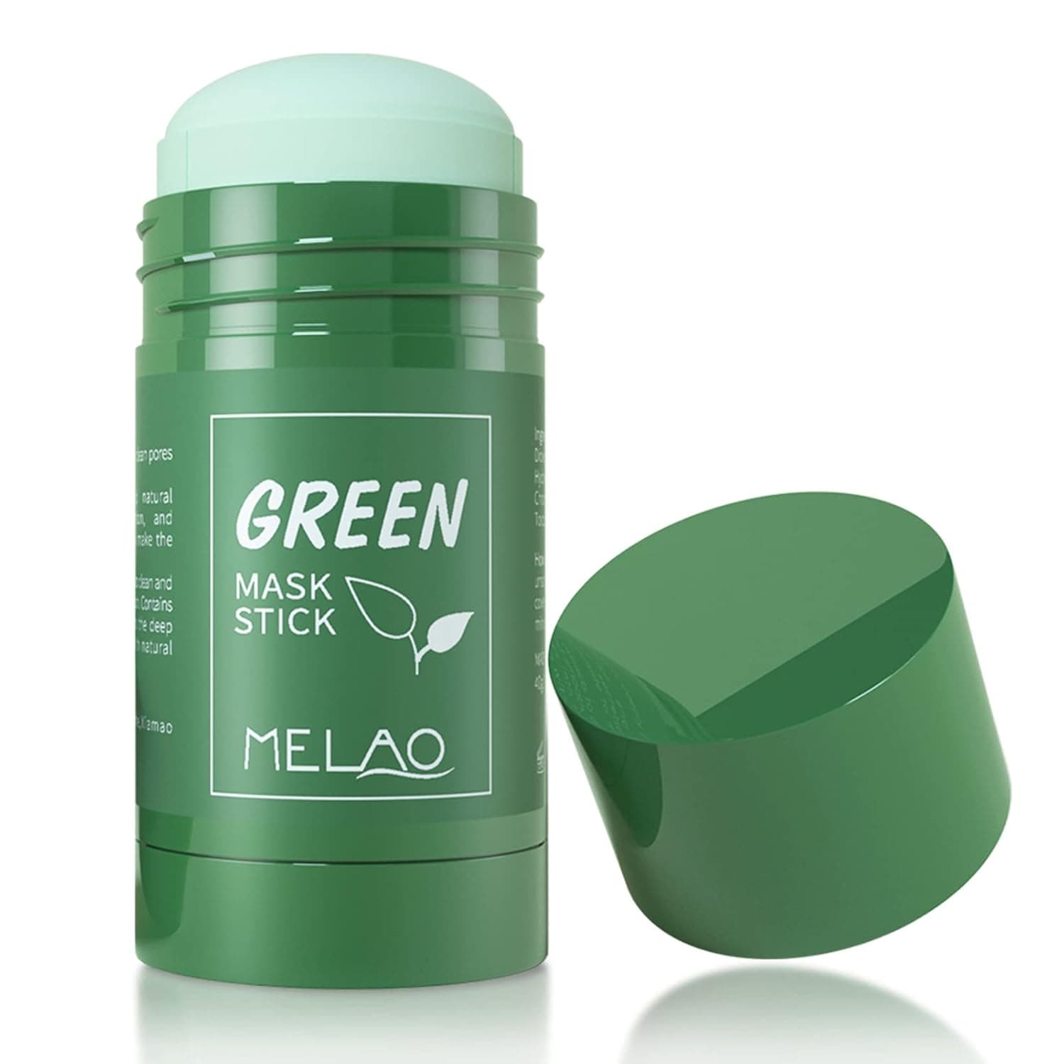 Green Tea Mask Stick, Blackhead Remover Mask, Green Tea Purifying Clay Stick Mask, Moisturizing & Oil Control Facial Pore Cleanser for All Kind Skin Type Women Men