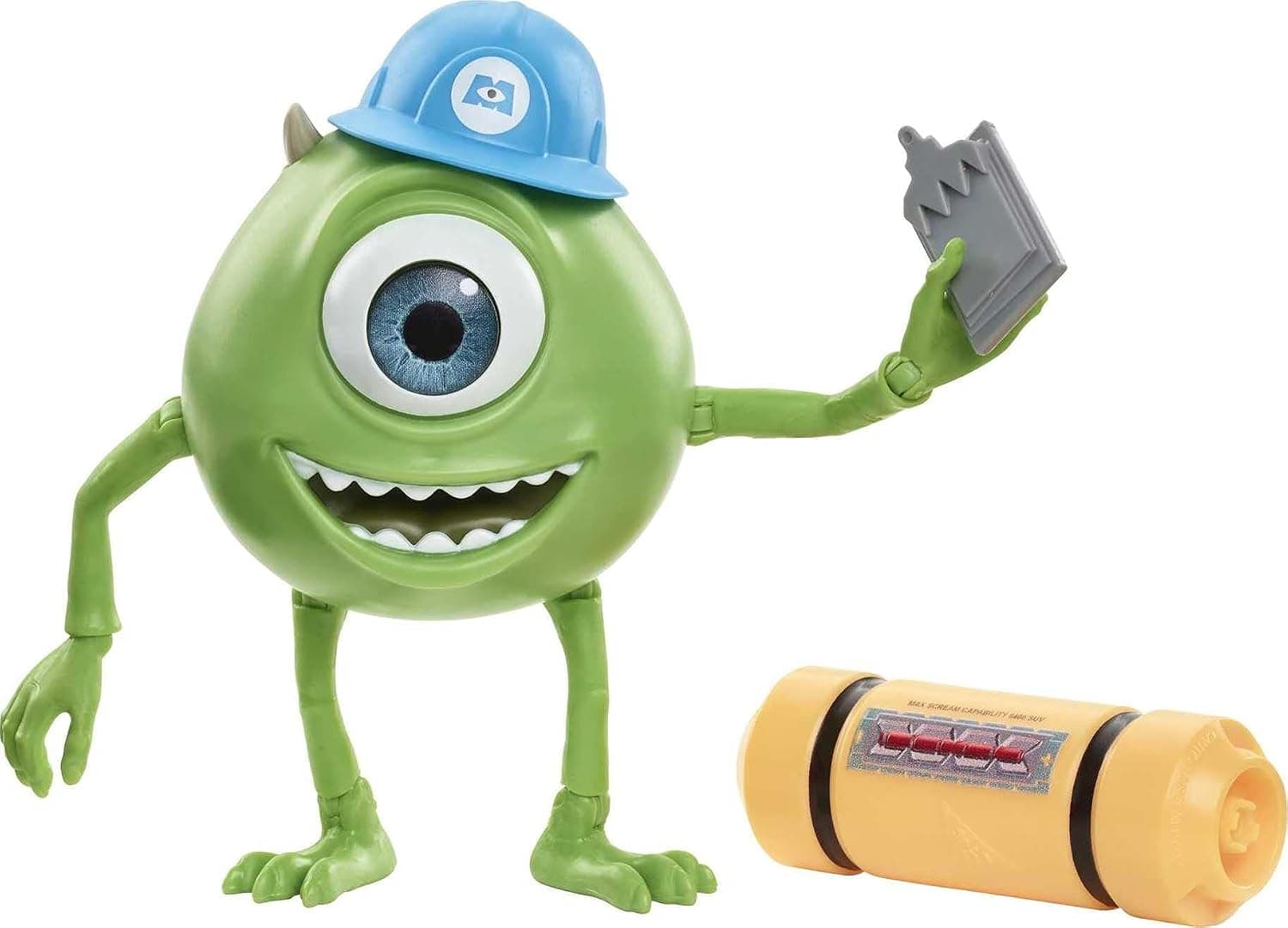 ​Pixar Interactables Mike Wazowski Talking Action Figure, 4-in Tall Posable Movie Character Toy, Interacts with Other Figures, Kids Gift Ages 3 Years & Older