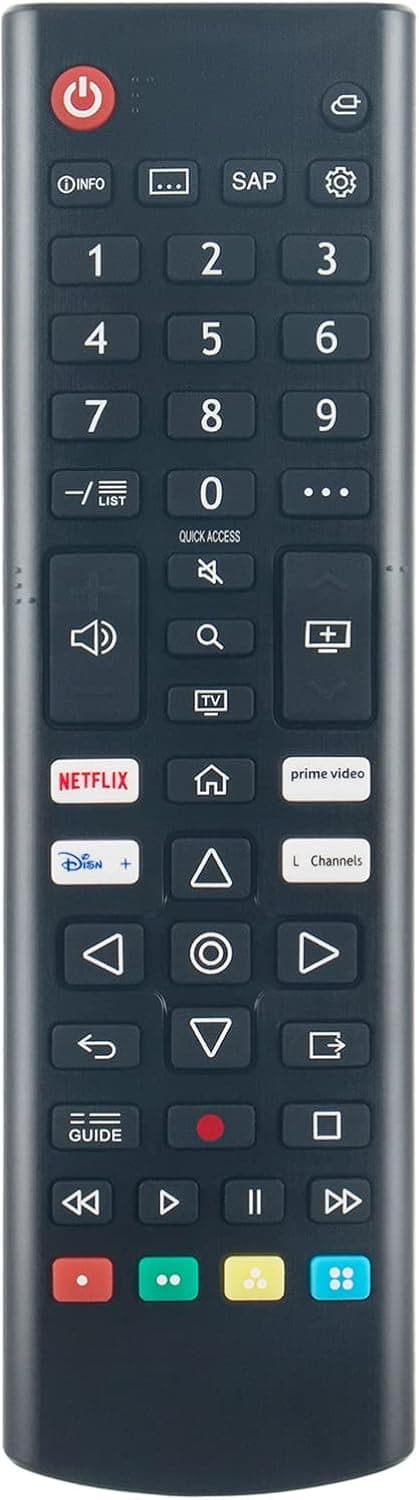 Allimity AKB76037601 Replaced Remote Control fit for LG Smart TV 60UP8000PUR 55UP8000PUR 65UP8000PUR 75UP8070PUR 70UP8070PUR