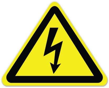 High Voltage Warning Danger Sign Do Not Enter - 3" Vinyl Sticker - For Car Laptop I-Pad Phone Helmet Hard Hat - Waterproof Decal