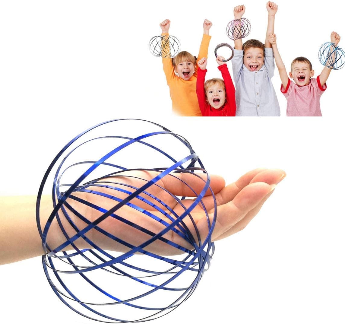 JRD&BS WINL Flow Ring Kinetic 3D Spring Magic Toy-Best Gifts for Kids